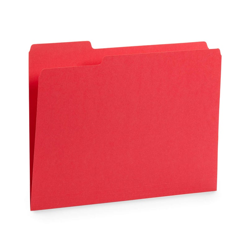 Blue Summit Supplies 100 Warm Tones File Folders, 1/3 Cut Tab, Letter Size, Assorted Colors, Great for Organizing and Easy File Storage - Image 5